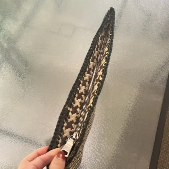 Prada Leather Woven Clutch - Picture 8 of 14